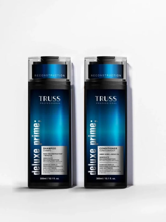 DÚO DELUXE PRIME TRUSS: Shampoo + Acondicionador 300ml