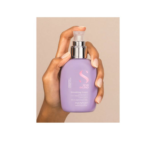 CREMA ALISADORA PARA CABELLOS REBELDES semi DI Lino 125ml